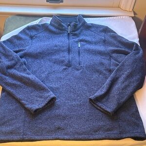 Woolrich Men's Blue Zip-Up Sweater - XXL